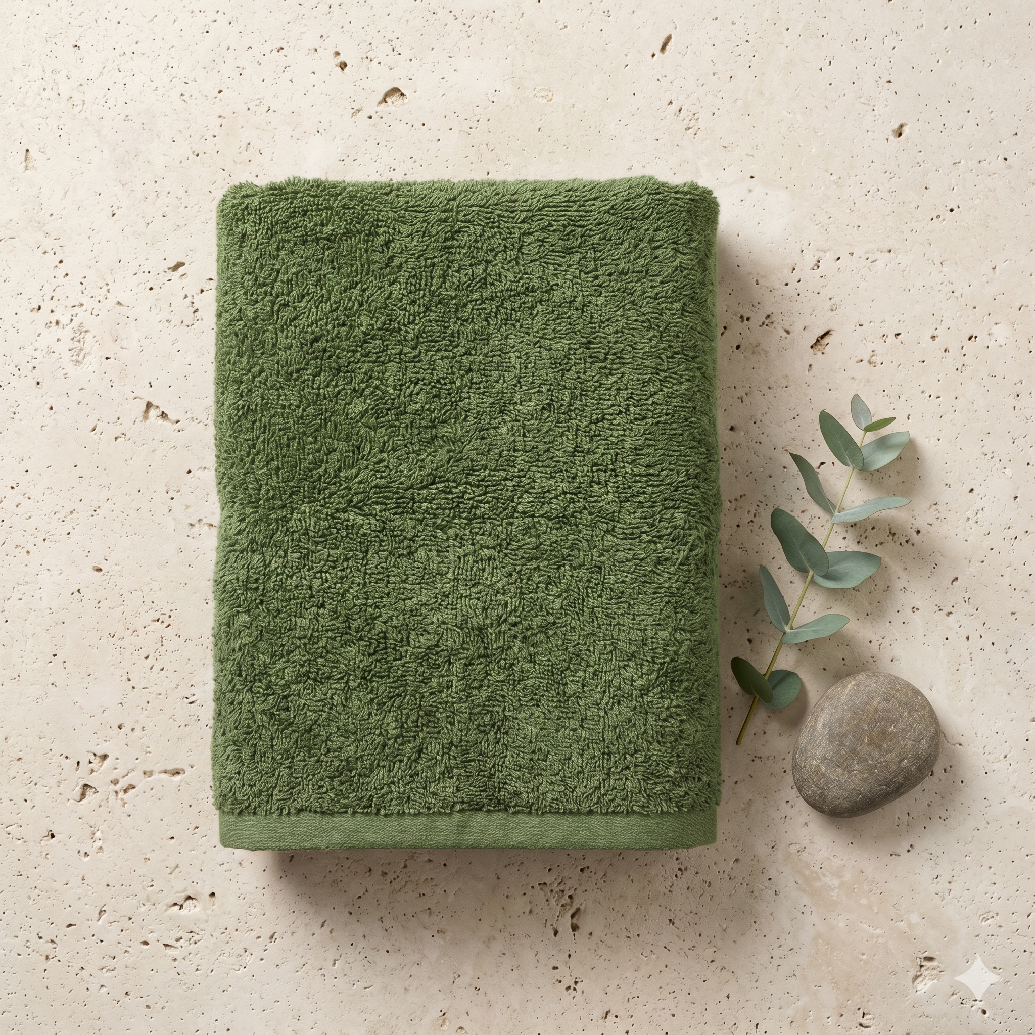 Silva & Sol Handtuch - Moss - 140cm x 70cm